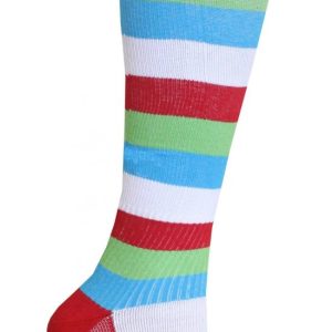 Zent Stödstrumpa Randig Flerfärgad