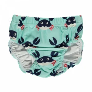 Crab Swim Trunks Blue, Stl 50-80