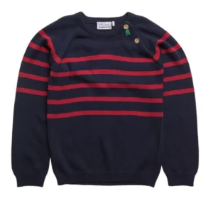 Knit Sweater Navy, Stl 56-122