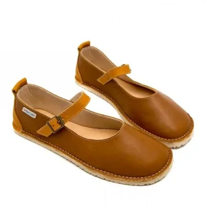 Mary Jane Brun Barfotaskor (Vuxna), Stl 36-41