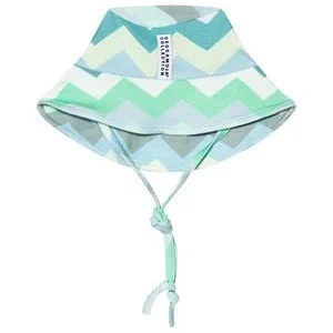 Sunny Hat Zick Zack Blue, Stl 4m-2år