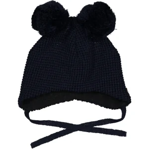 Tofsmössa Marinblå, Stl 0-6år