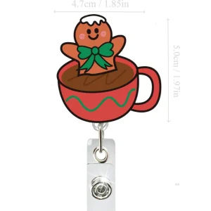 Pepparkaksgubbe JulKorthållare med Stil