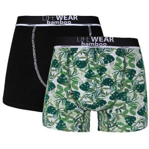 2-pack Bambukalsonger Djungel