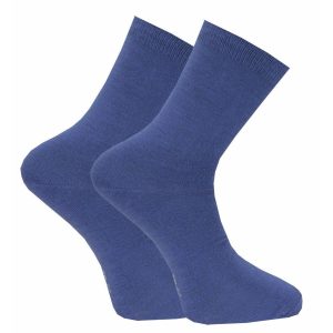 2-pack Linerstrumpor Ull Kornblå