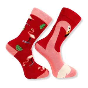 2-pack Roliga Strumpor Flamingo