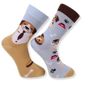 2-pack Roliga Strumpor Hundar