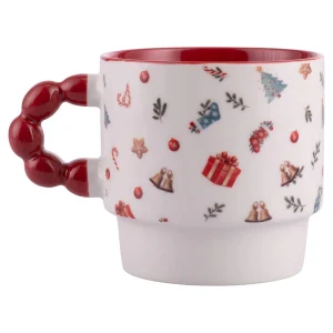 ❄️ Winter Village 420ml – Röd Julmug