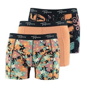 3-pack Kalsonger Mönstrad Orange