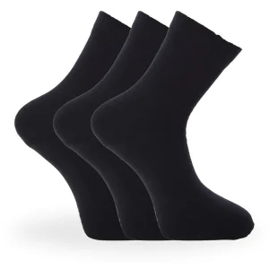 3-pack Linerstrumpor Merinoull Svart