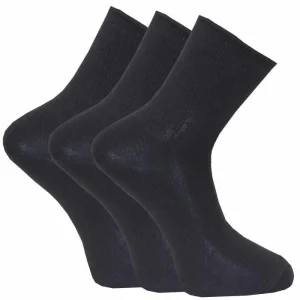 3-pack Strumpor Lös Resår Svart