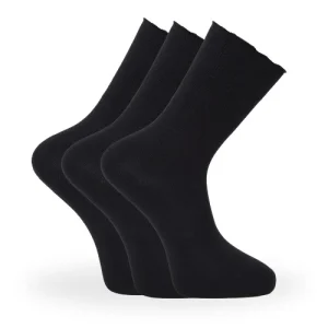 3-pack Bambustrumpor Lös Resår Svart