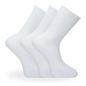 3-pack Bambustrumpor Lös Resår Vit