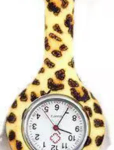 Sjuksköterskaklocka i Silikon –Hygienisk, Praktisk & Smidig | Leopard 🐆