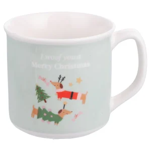 🎄🐾  JulTass muggen  360ml – Fika med julkänsla