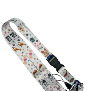 🦴 🐾 🐕 🐈‍⬛ VetCare Paws Edition - Nyckelband med Stil