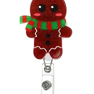 Pepparkaksgubbe JulKorthållare med Stil