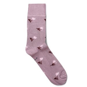 Bambustrumpor Blommig Grålila