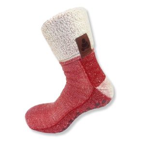 Buddha Socks Halkskydd Röd