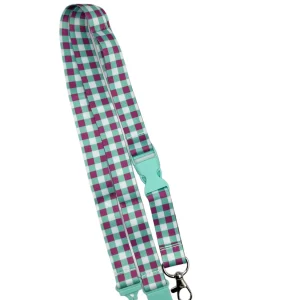 Bright Care Edition - Rutig grön och lilla nyckelband med Stil