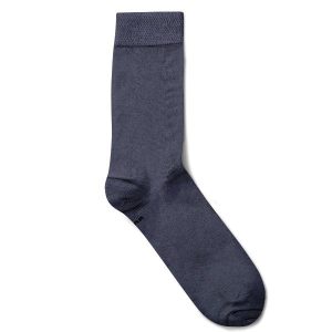 Bambustrumpor Med Komfortresår Gråblå