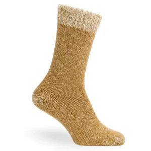 Raggsockor Alpackamix Melerad Ockra