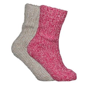 Raggsockor Barn Cerise 2-pack