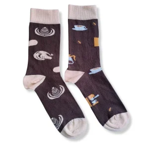 2-pack Roliga Strumpor Kaffe