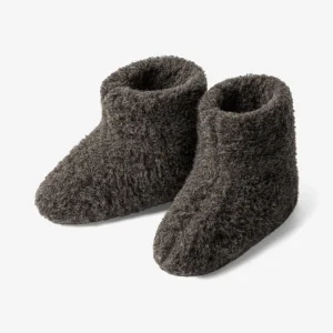 Ulltofflor Mörkgråa / Bruna (Hög modell)