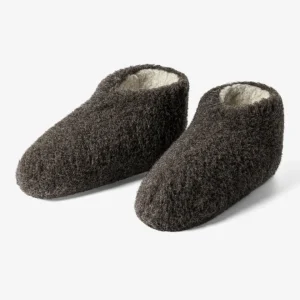 Ulltofflor Mörkgråa / Bruna (Låg modell)