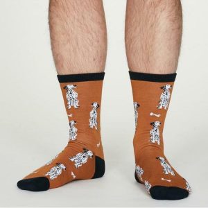 Bambustrumpor Dalmatiner Senapsgul