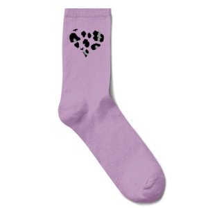 Bambustrumpor Hjärta Ljuslila