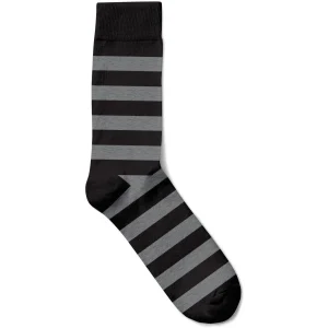 Bambustrumpor Randig Svart