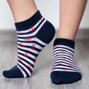 Anchor Low Cut Barfotastrumpor