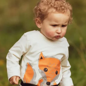 Fox Top Long Sleeve, Stl 0-4 år