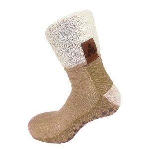 Buddha Socks Halkskydd Beige