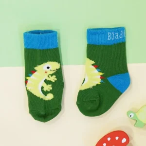 Fluffy Chameleon Socks, Stl 0-6 år