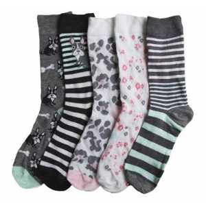 Damstrumpor 5-pack Hundar
