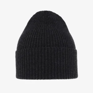 Mössa i merinoull – Mörkgrå