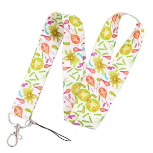 LabLife Nyckelband – Bakterier, Cellkärlek & Vårdstil i Ett