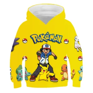 Pokémon Tröja Barn Ash & Pikachu