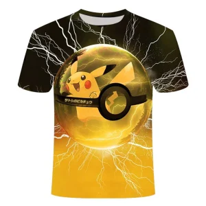 Pokémon T-Shirt Pikachu Pokeball