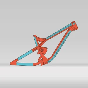 RideWrap Covered MTB Dual Susp Kit Gloss Ramskydd