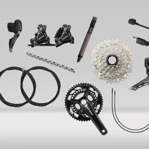 Shimano Komponentgrupp GRX Di2 RX825 2x12-speed Launch Kit