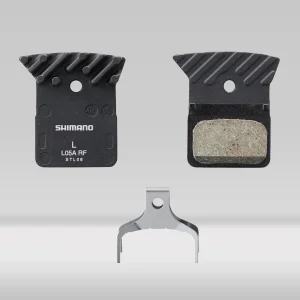 Shimano L05A-RF resinbromsbelägg med kylfläns inkl. fjäder