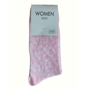 Strumpor Småblommig Rosa