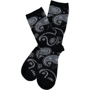 Strumpor Topeco Paisley Svart