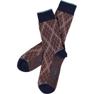 Strumpor Topeco Rutig Orange