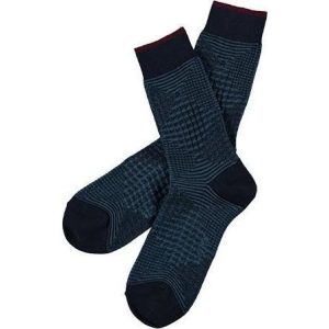 Strumpor Topeco Struktur Blå