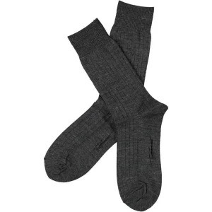 Topeco Ribbad Ull Mörkgrå